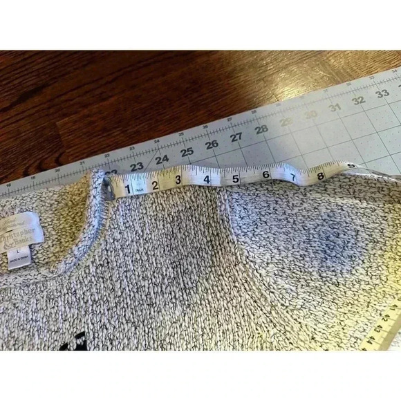 Vintage 2003 Christopher & Banks Sweater Hand Embroidered Womens Size Large - Picture 5 of 6